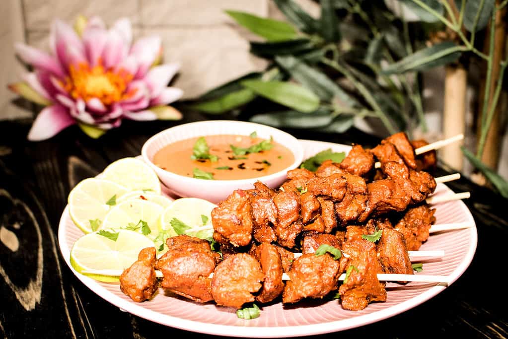 picture of seitan satay