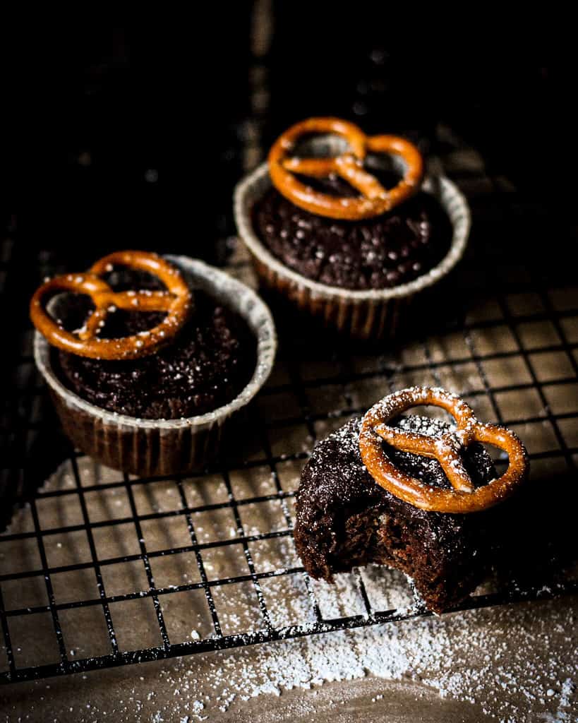 vegan death by chocolate & Irish cream muffins