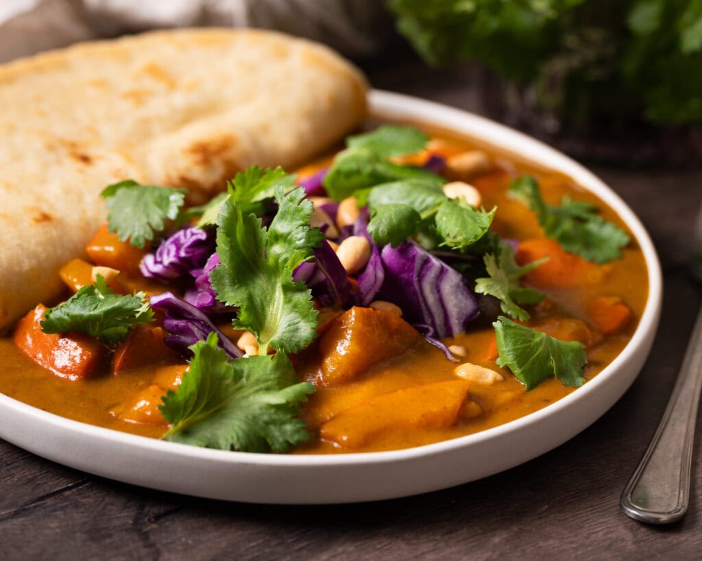 Pumpkin Curry with Coconut milk (vegan)