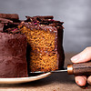 vegan chocolate cake with tiramisu flavour