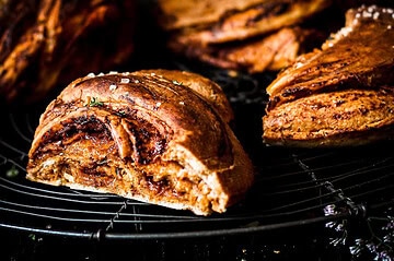 pizza pretzel twist bread