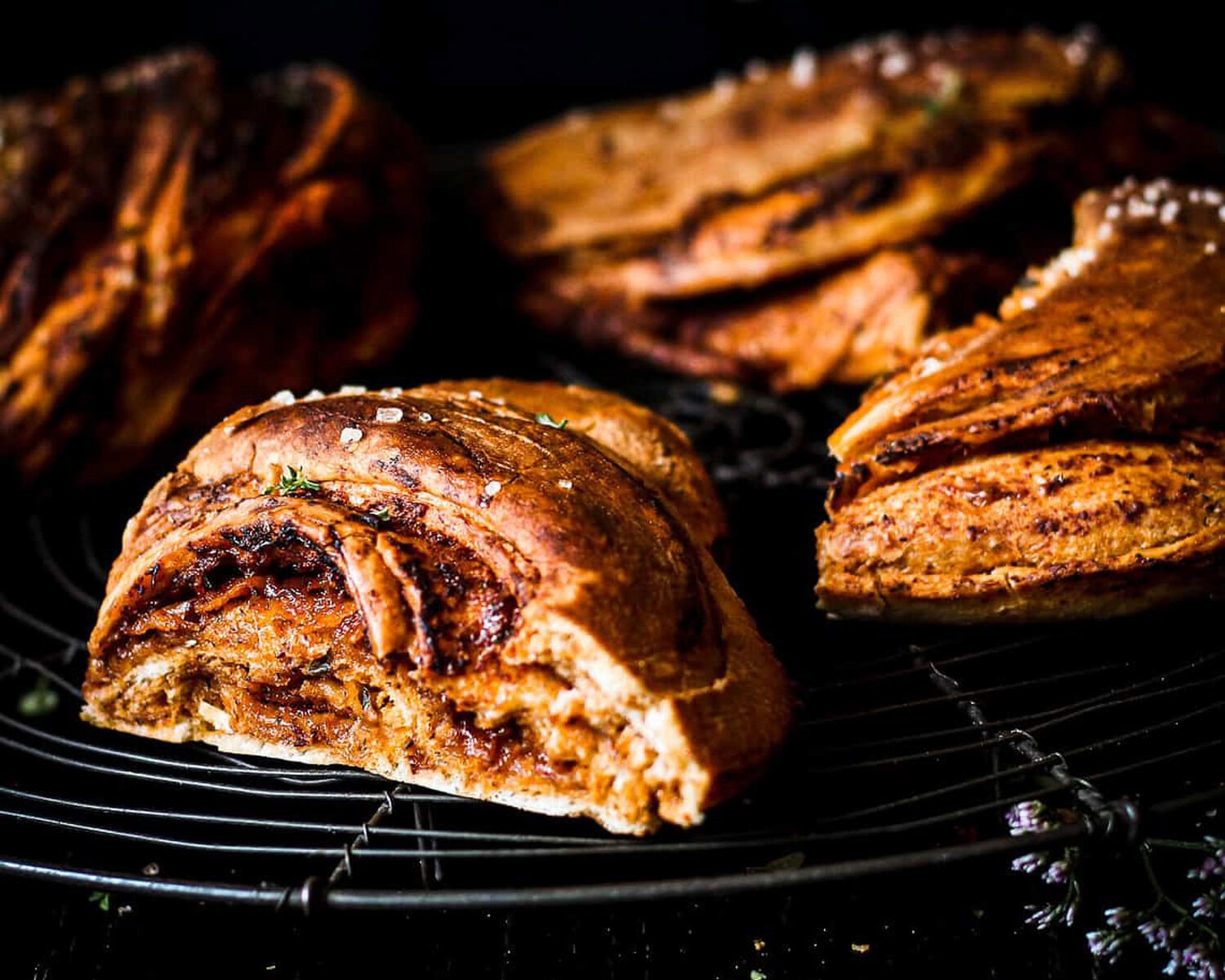 pizza pretzel twist bread