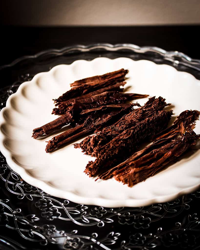 chocolate curls