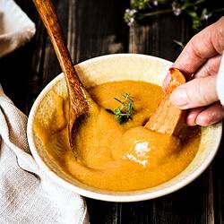 picture of apricot mustard sauce