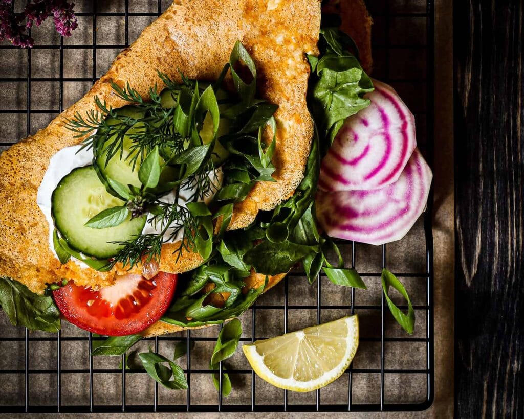 veganes Kartoffel-Omelett