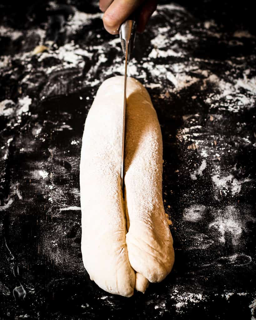 Fluffy pretzel baguettes/ recipe