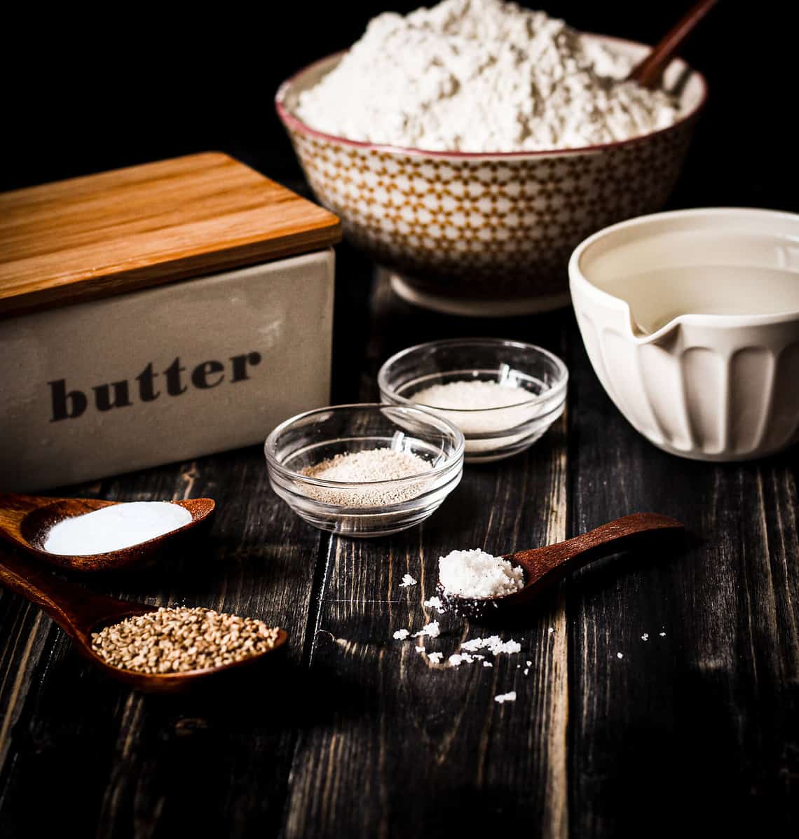 Fluffy pretzel twist baguettes/ recipe