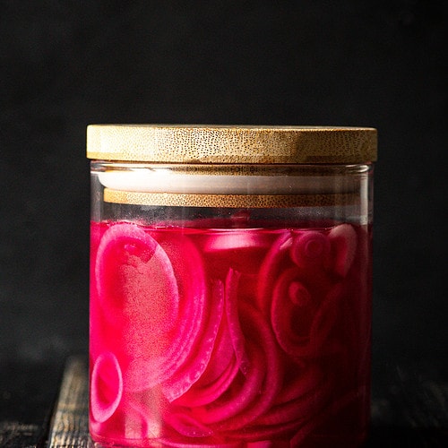 pickled pink onions