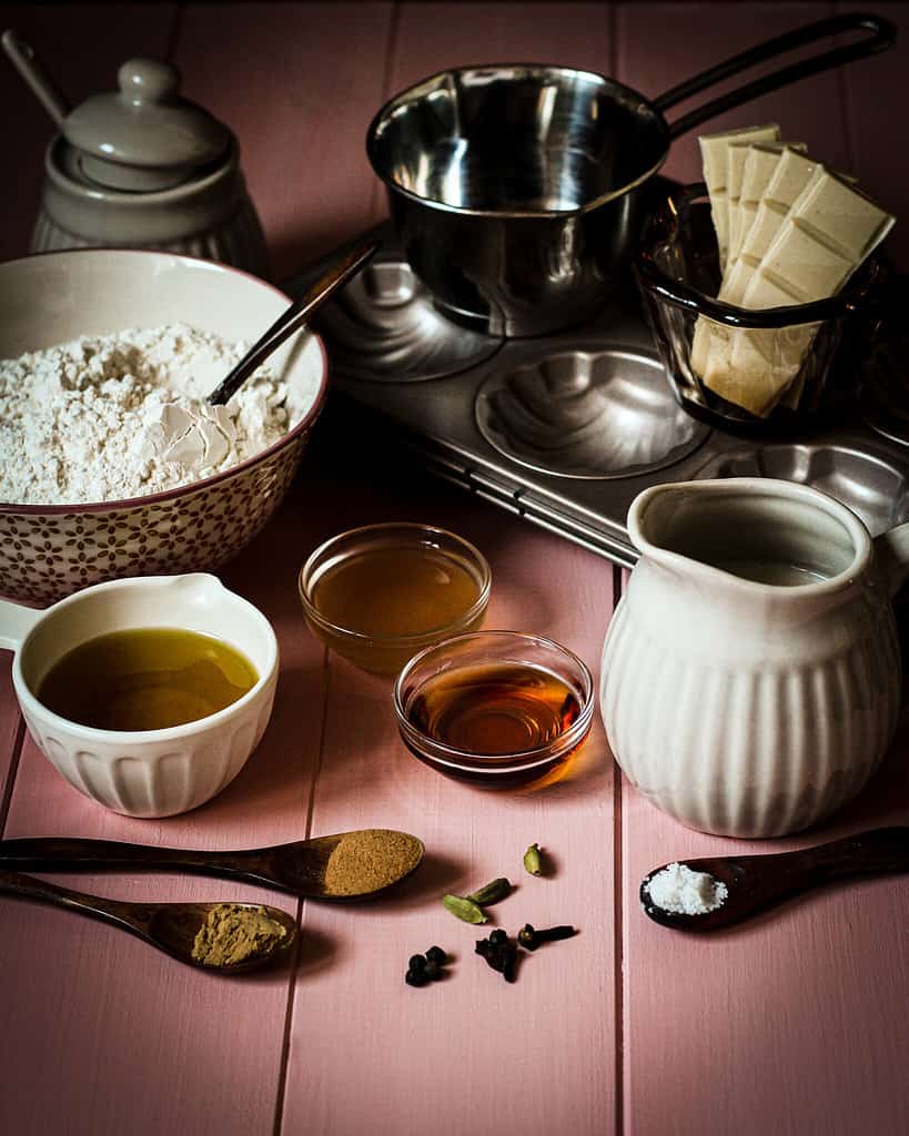 Zutaten für die Chai-Madeleines