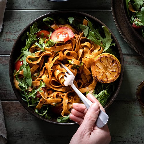 quick vegan pasta salad