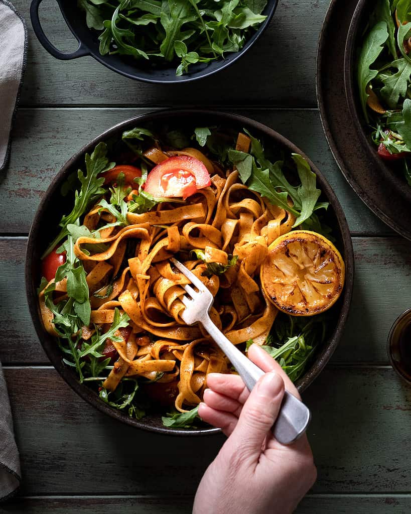 quick vegan pasta salad