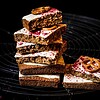 WHITE CHOCOLATE RASPBERRY PRETZEL BARS/ Nina Bolders Food Photography