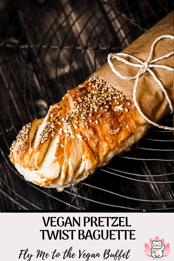 Fluffy pretzel baguettes/ recipe