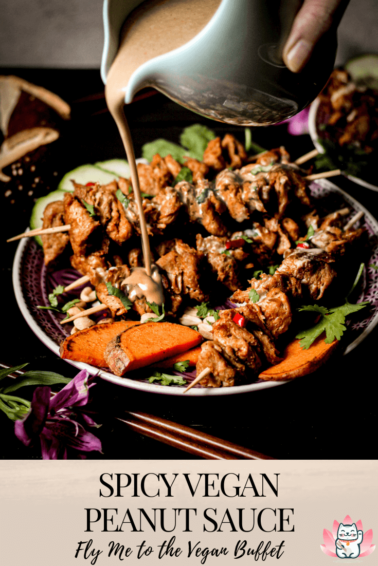 Quick vegan spicy peanut sauce/ recipe