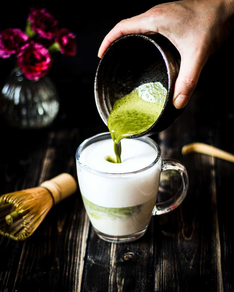 matcha latte/ Nina Bolders Food Photography
