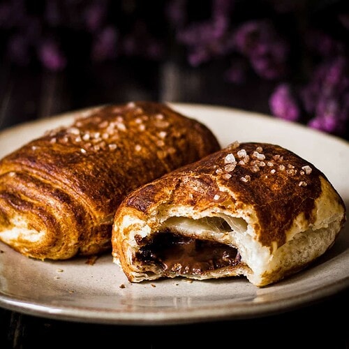 vegan pretzel pain au chocolat