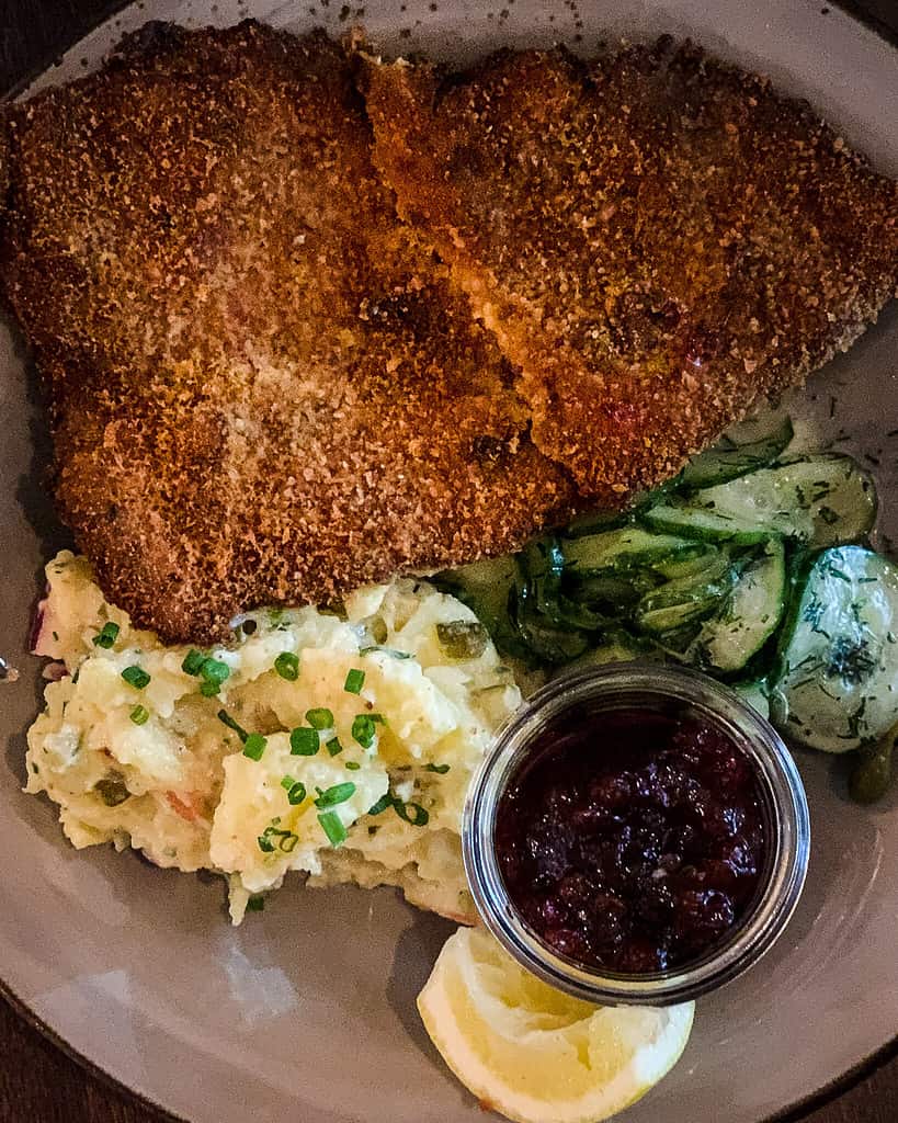 vegan schnitzel at Försters Berlin 