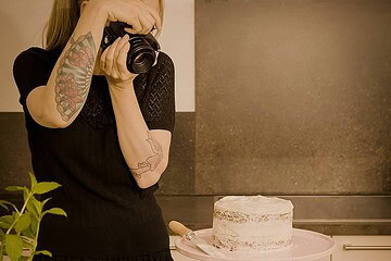 Foto von mir mit Kamera