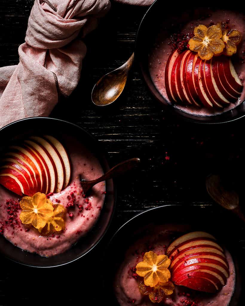 Fruit pudding bowls/ Nina Bolders Food Photography