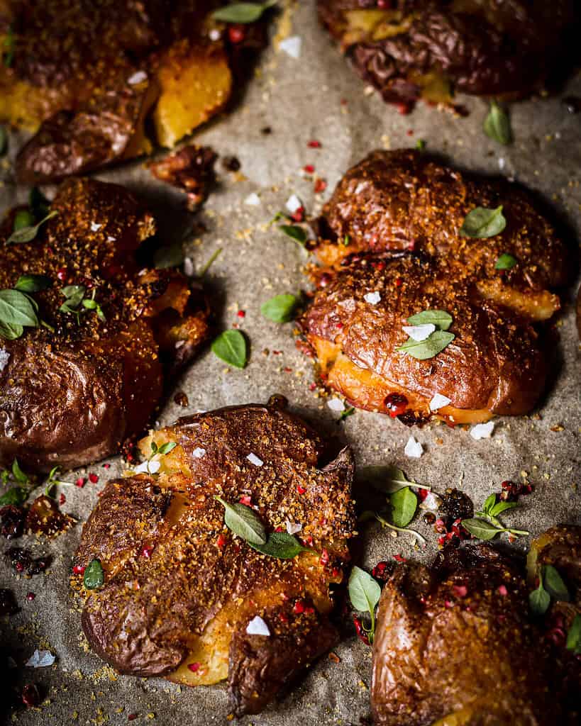 Smashed Potatoes/ Nina Bolders Food Photography