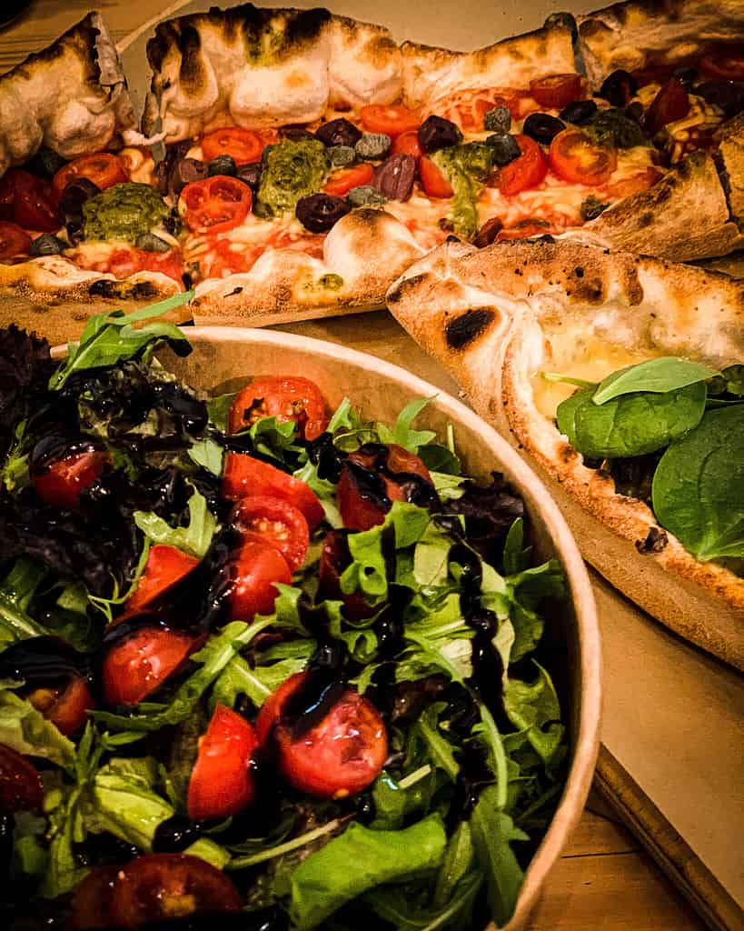 vegane pizza in Athen