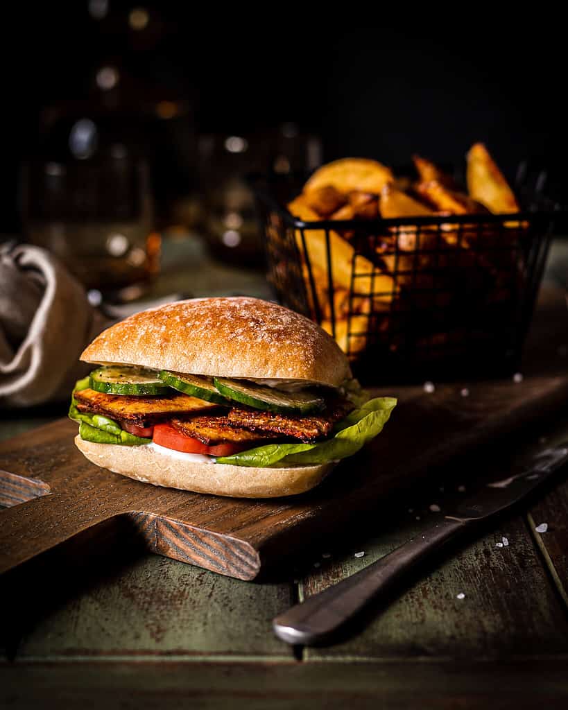 SMOKED TOFU BLT SANDWICH