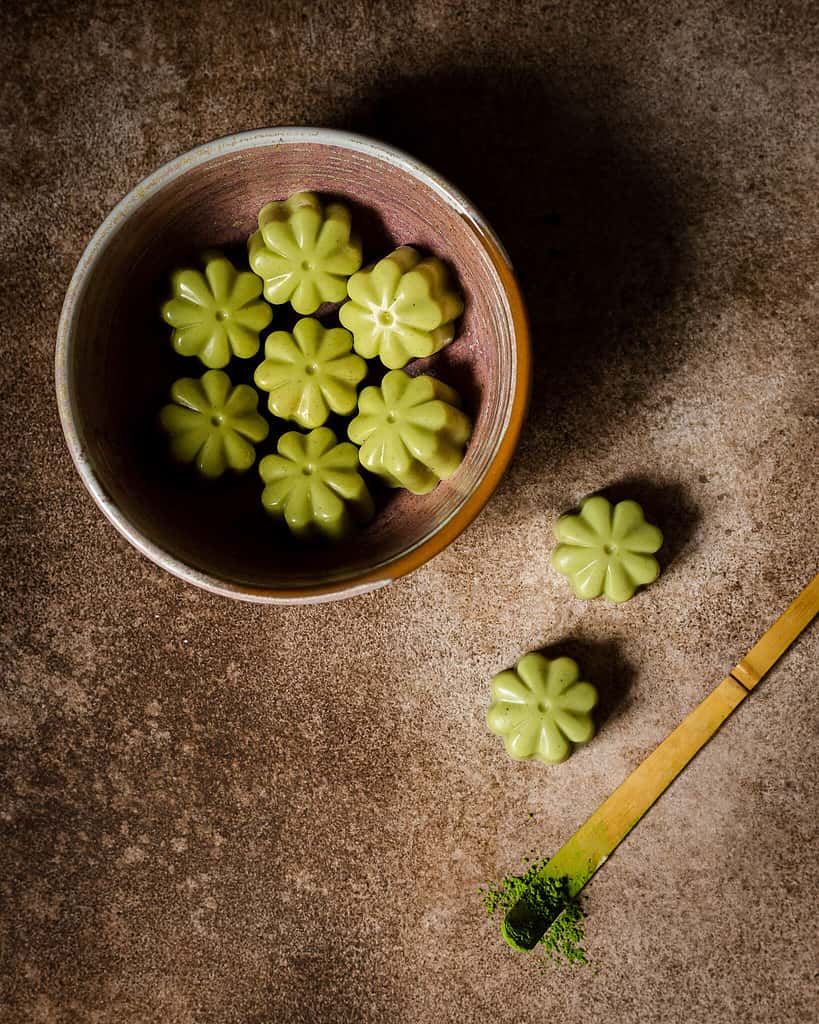 matcha pralines