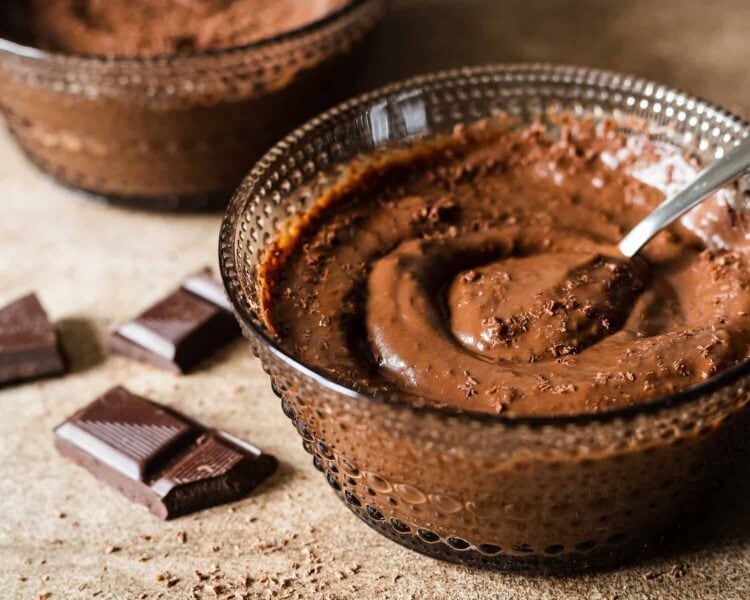 Schokoladenpudding mit Avocado