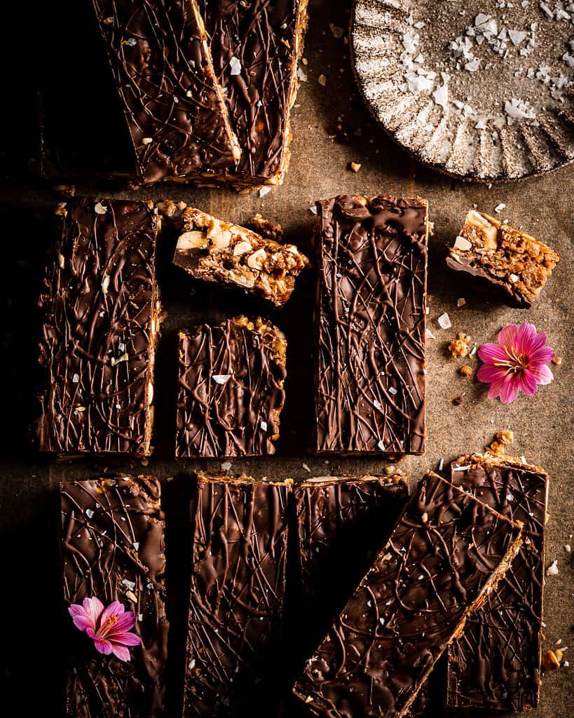 Salted Chocolate granola bars