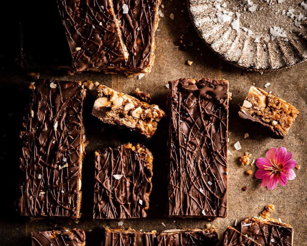 Schoko-Meersalz-Granola-Bars selber machen