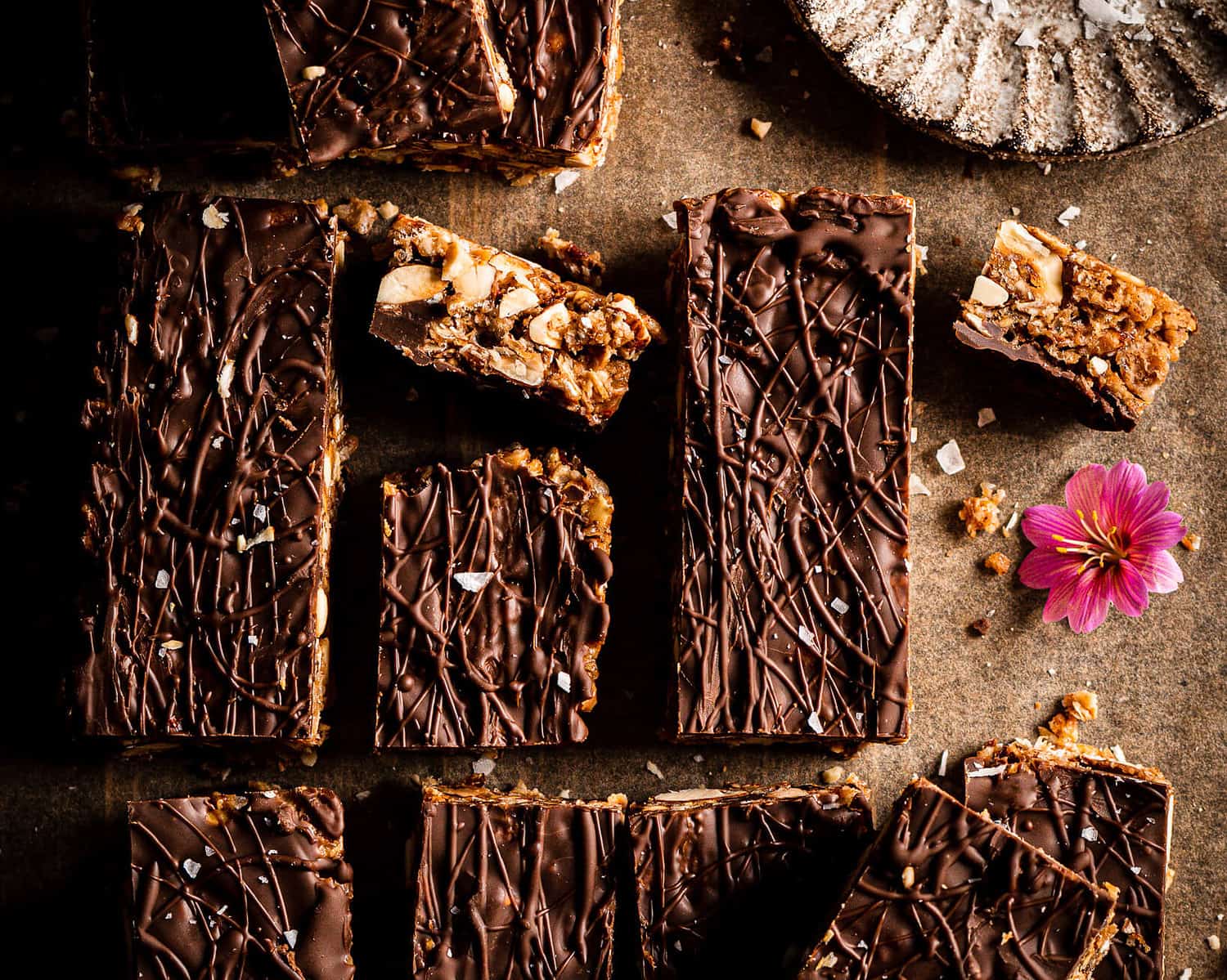 Granola Bars mit Meersalz