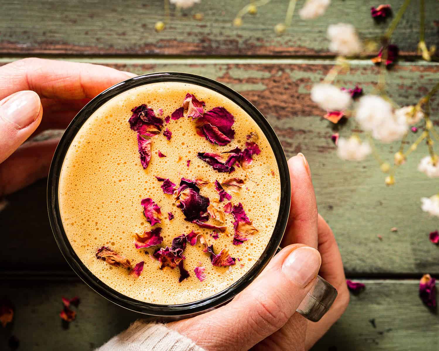 golden CBD moon milk