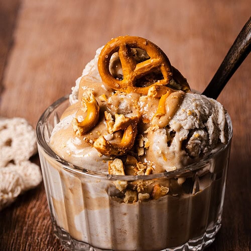 Vegan Banana Ice Cream with Date Caramel (Banoffee Ice Cream)