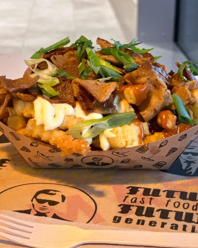 vegan kebap fries