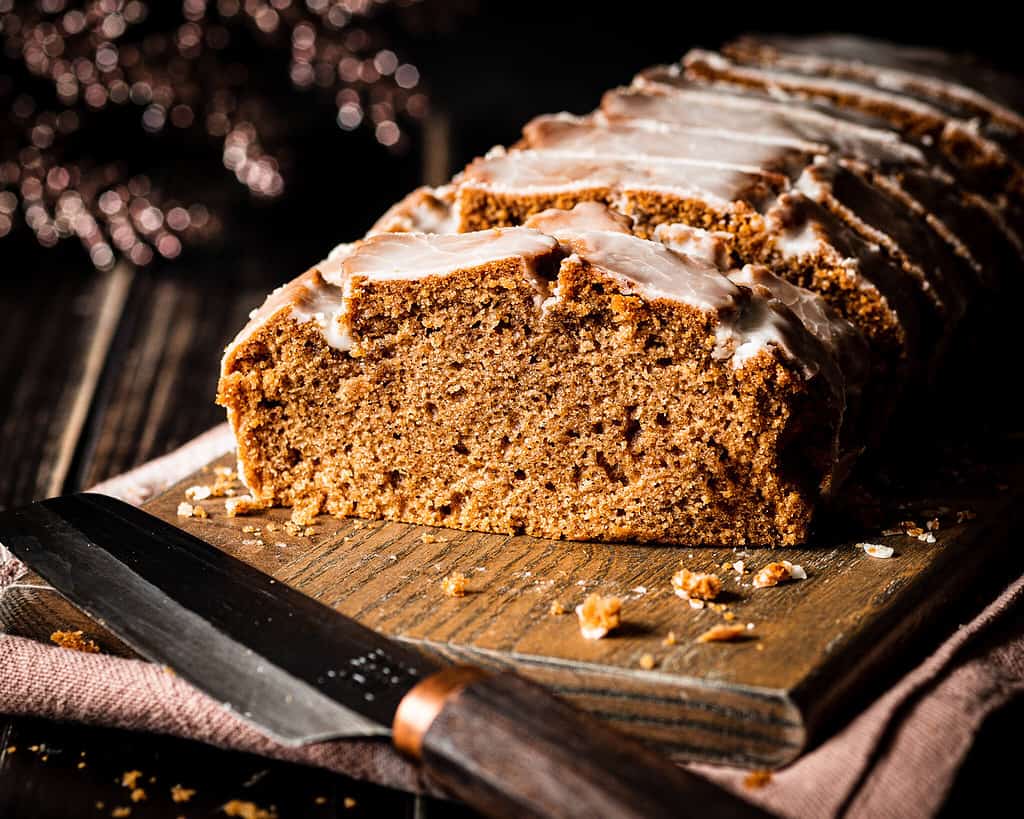 vegan earl grey loaf cake