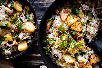 Sauerkraut Pfanne vegan