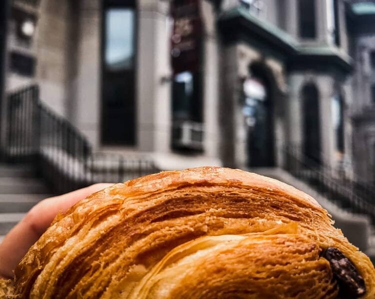 vegan pain au chocolat in Montreal