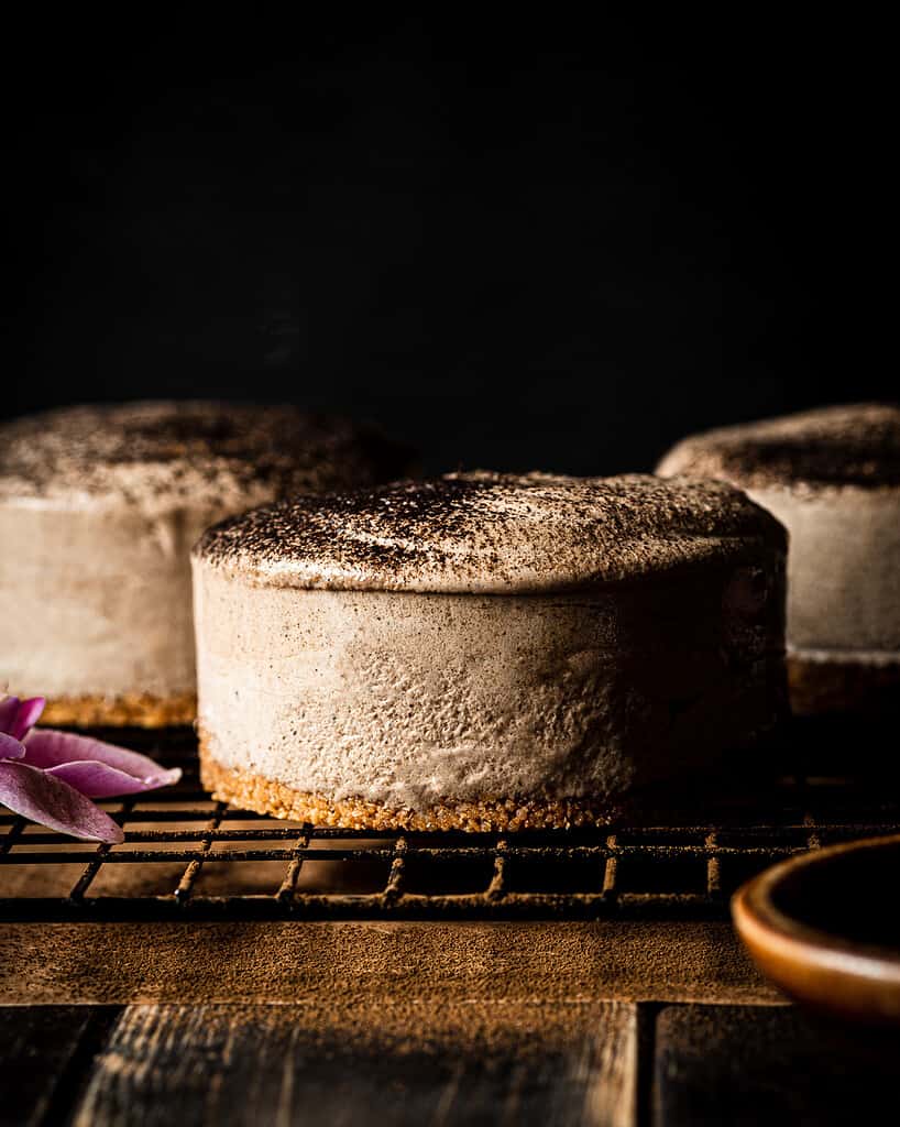Hojicha Cheesecakes