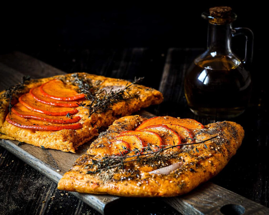 pumpkin focaccia