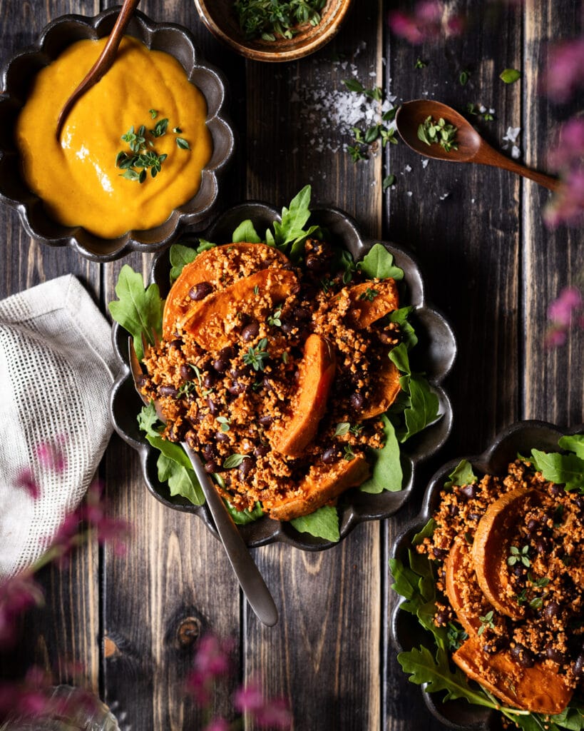 vegan sweet potato skillet