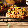 veganes Auberginen-Scramble