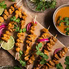 Seitan Satay skewers