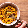 5-Minuten-Scramble vegan