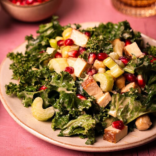 Kale Salad with roasted Sesame dressing