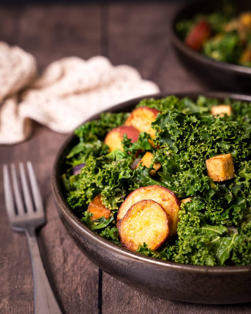 kale skillet with potatoes