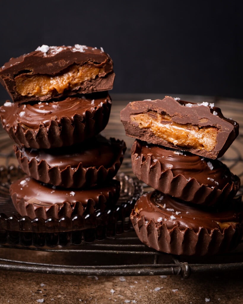 Mandelbutter-Cups mit Fleur de Sel 1