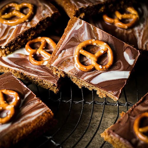 Veganer Duo-Brezelkuchen
