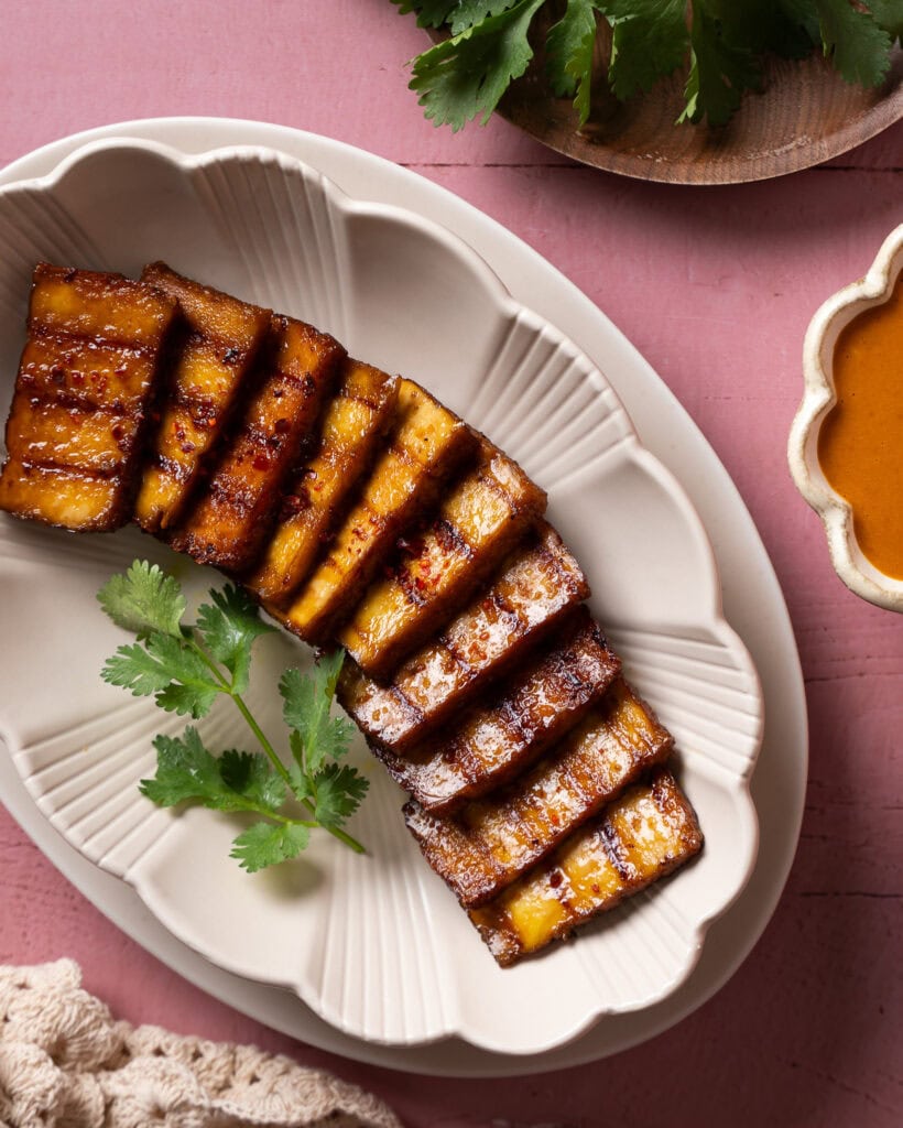 Räuchertofu vom Grill