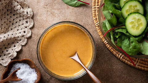 orange sesame dressing Asian Japanese Deep Roasted Sesame Dressing