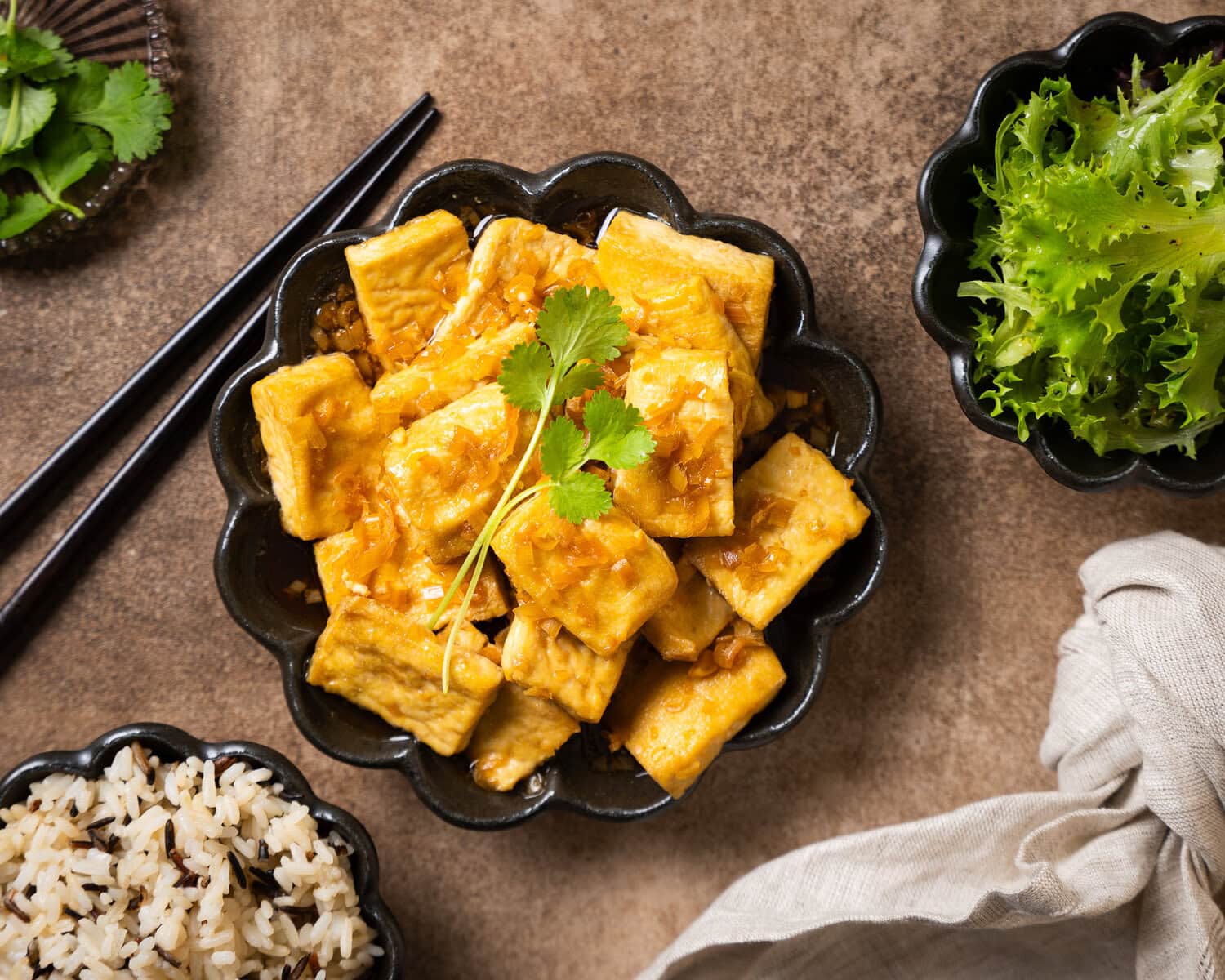 Fluffy Lemongrass Tofu: Recipe for Air Fryer or Oven